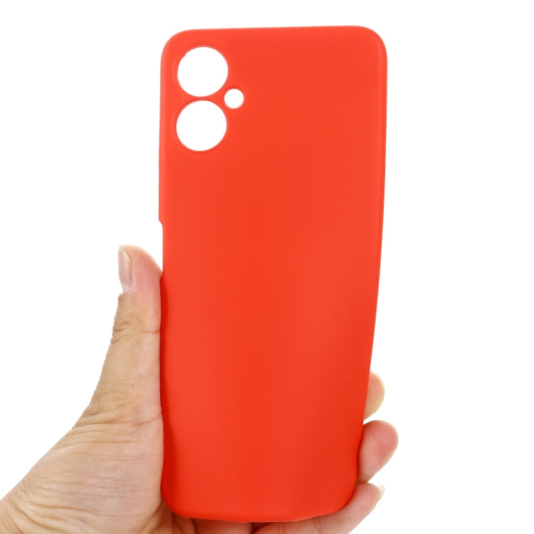 For Tecno Spark 9T / 9 Pro Pure Color Liquid Silicone Shockproof Phone Case(Red) by buy2fix
