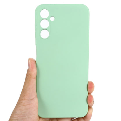 For Samsung Galaxy A14 4G Pure Color Liquid Silicone Shockproof Phone Case(Green) by buy2fix