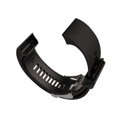 For Garmin Forerunner 30 / 35 Silicone Watch Band(Black) - Watch Bands by buy2fix | Online Shopping UK | buy2fix