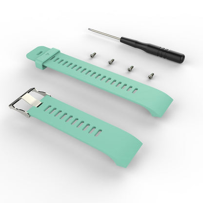 For Garmin Forerunner 30 / 35 Silicone Watch Band(Mint Green) - Watch Bands by buy2fix | Online Shopping UK | buy2fix