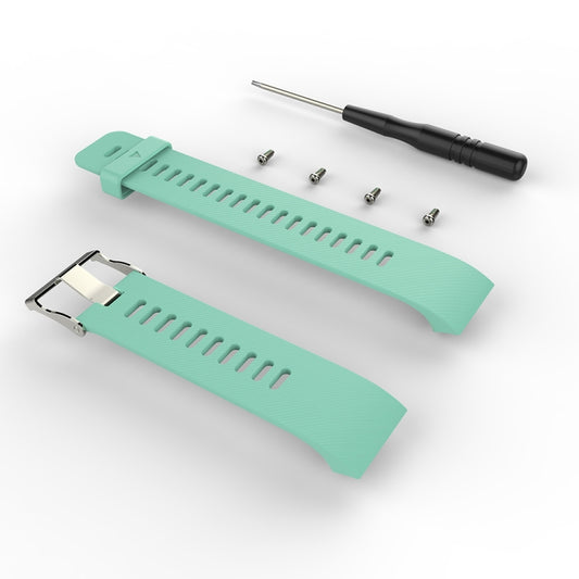 For Garmin Forerunner 30 / 35 Silicone Watch Band(Mint Green) - Watch Bands by buy2fix | Online Shopping UK | buy2fix