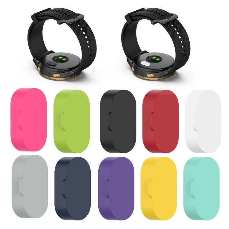 For Garmin Forerunner 265 / 265S / 965 10pcs Watch Charging Port Universal Dust Plug - Watch Cases by buy2fix | Online Shopping UK | buy2fix