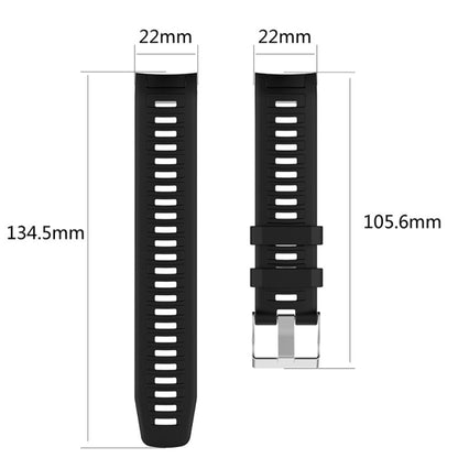 For Garmin Instinct Silicone Watch Band(White) - Watch Bands by buy2fix | Online Shopping UK | buy2fix