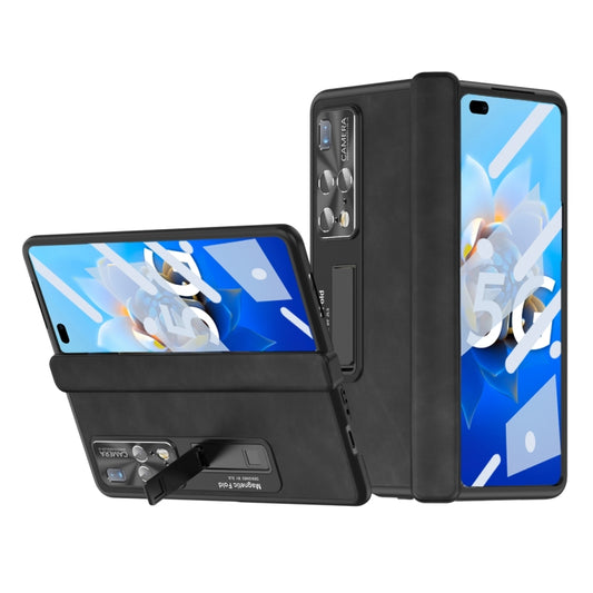 For Huawei Mate X2 5G Napa Texture All-inclusive Phone Case(Black) - Huawei Cases by buy2fix | Online Shopping UK | buy2fix