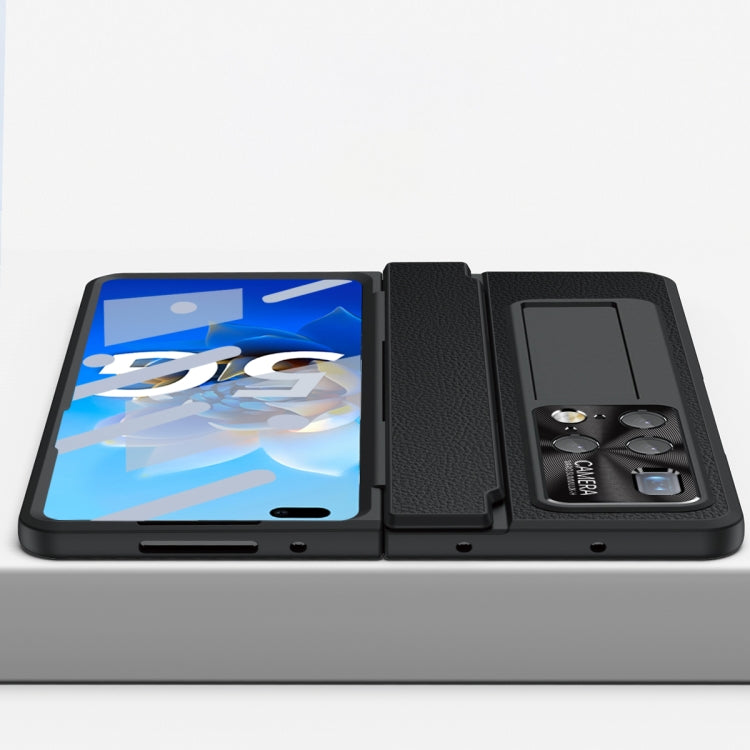 For Huawei Mate X2 Integrated Full Coverage Hinge Phone Case with Stylus(Pink) by buy2fix