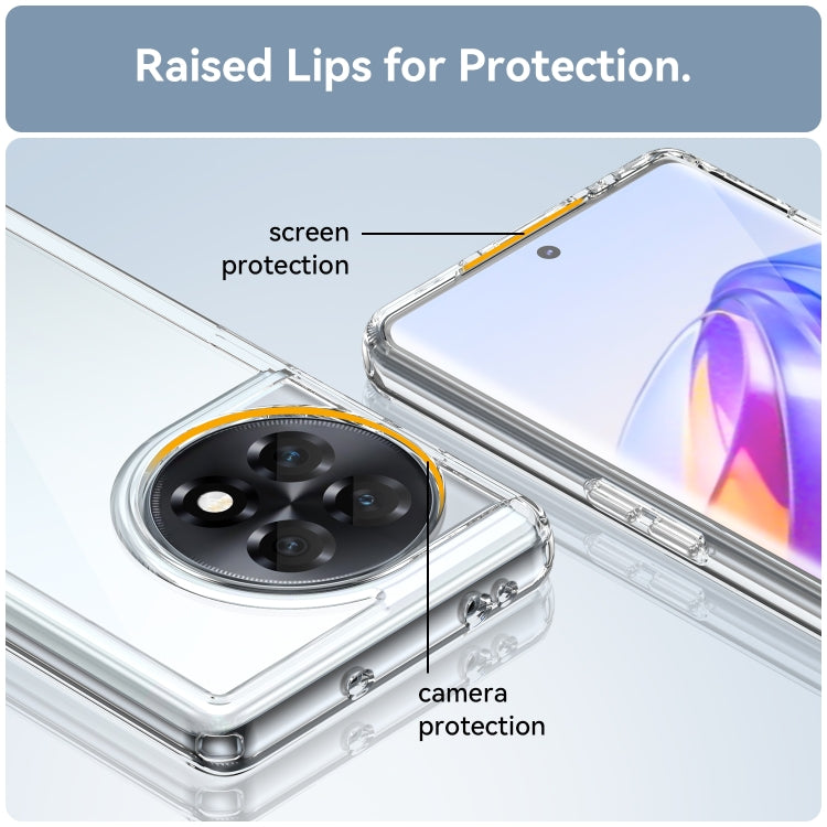 For OnePlus 11R 5G Colorful Series Acrylic + TPU Phone Case(Transparent) - OnePlus Cases by buy2fix | Online Shopping UK | buy2fix