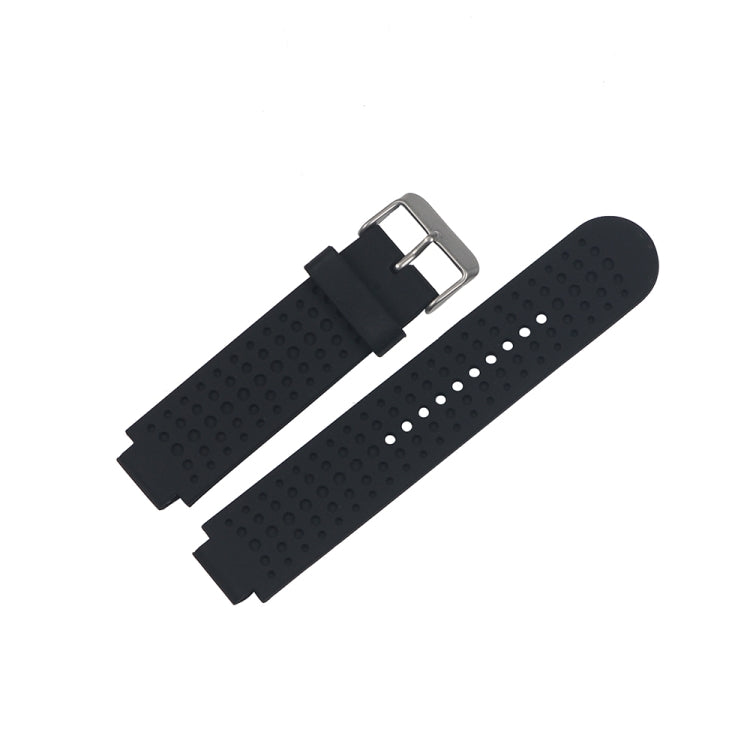 For Garmin Forerunner 620 Solid Color Replacement Wrist Strap Watchband(Black) - Watch Bands by buy2fix | Online Shopping UK | buy2fix