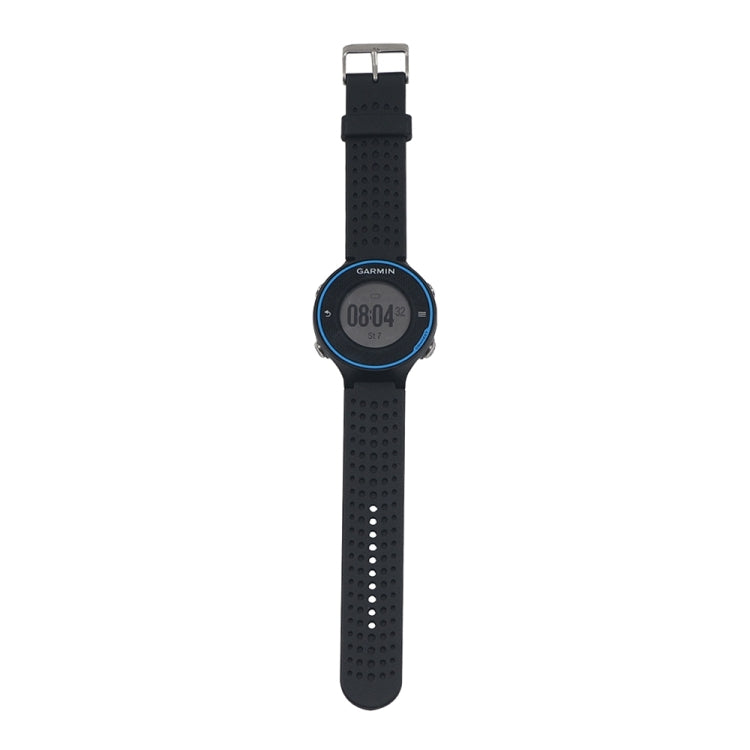 For Garmin Forerunner 620 Solid Color Replacement Wrist Strap Watchband(Black) - Watch Bands by buy2fix | Online Shopping UK | buy2fix