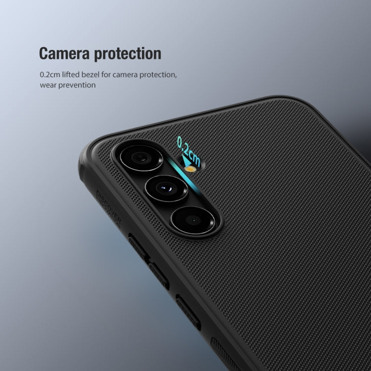 For Samsung Galaxy A54 5G NILLKIN Super Frosted Shield Pro PC + TPU Phone Case(Black) - Galaxy Phone Cases by NILLKIN | Online Shopping UK | buy2fix