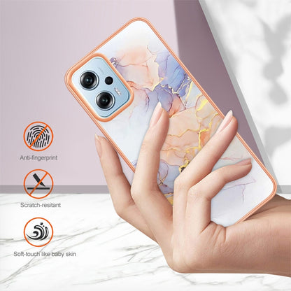 For Xiaomi Redmi Note 11T Pro Electroplating IMD TPU Phone Case(White Marble) - Xiaomi Cases by buy2fix | Online Shopping UK | buy2fix