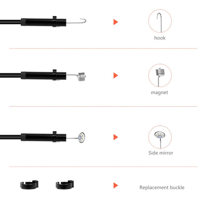 P130 11mm 4.3 inch Single Camera with Screen Endoscope, Length:10m -  by buy2fix | Online Shopping UK | buy2fix
