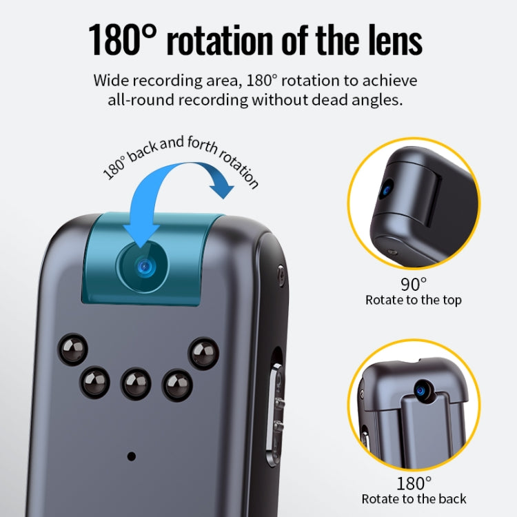 JNN V13 1080P Multifunctional Infrared Night Vision Recorder, Capacity:8GB(Black) - Recording Pen by JNN | Online Shopping UK | buy2fix