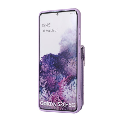 For Samsung Galaxy S20+ Card Slot Leather Phone Case(Purple) by buy2fix