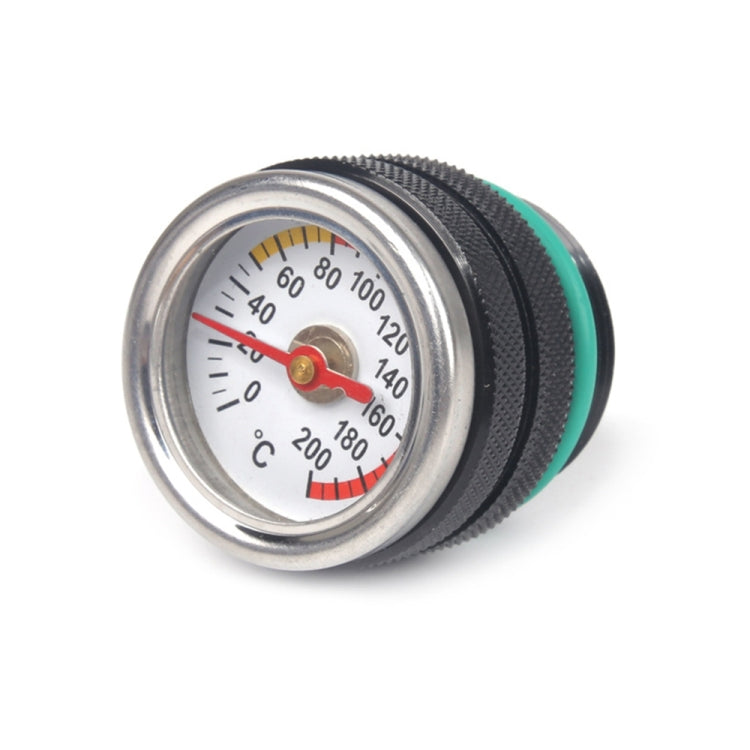 For Kawasaki Vulcan 650 Modified Motorcycle Engine Oil Meter Thermometer(Black) - Others by buy2fix | Online Shopping UK | buy2fix