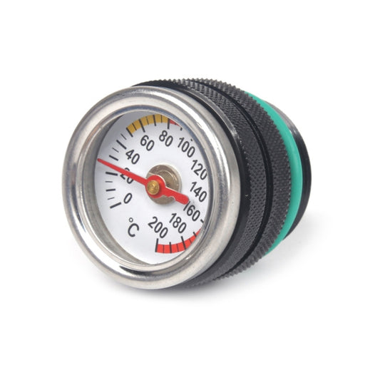 For Kawasaki Vulcan 650 Modified Motorcycle Engine Oil Meter Thermometer(Black) - Others by buy2fix | Online Shopping UK | buy2fix