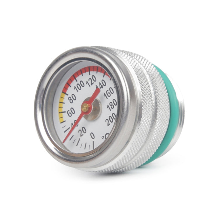 For Kawasaki Vulcan 650 Modified Motorcycle Engine Oil Meter Thermometer(Silver) - Others by buy2fix | Online Shopping UK | buy2fix