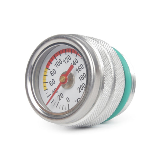 For Kawasaki Vulcan 650 Modified Motorcycle Engine Oil Meter Thermometer(Silver) - Others by buy2fix | Online Shopping UK | buy2fix