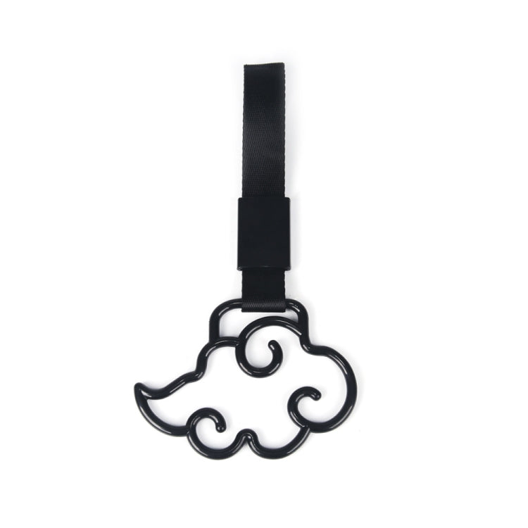 Car Rear Bumper Warning Hanging Ring Car Hand Pull Ring(Black) by buy2fix