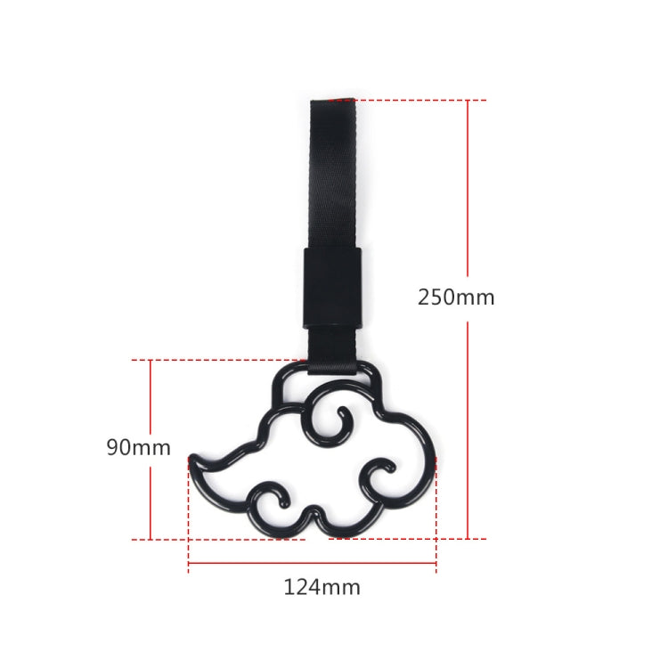 Car Rear Bumper Warning Hanging Ring Car Hand Pull Ring(Red) by buy2fix