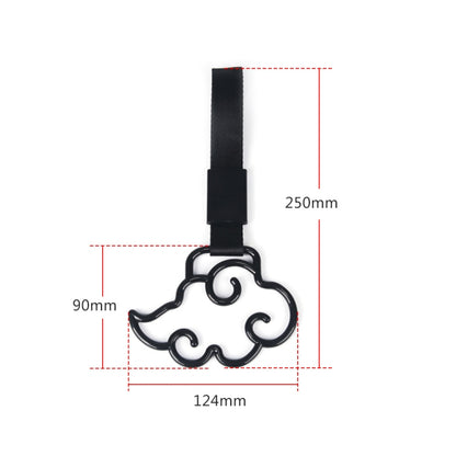 Car Rear Bumper Warning Hanging Ring Car Hand Pull Ring(Black) by buy2fix