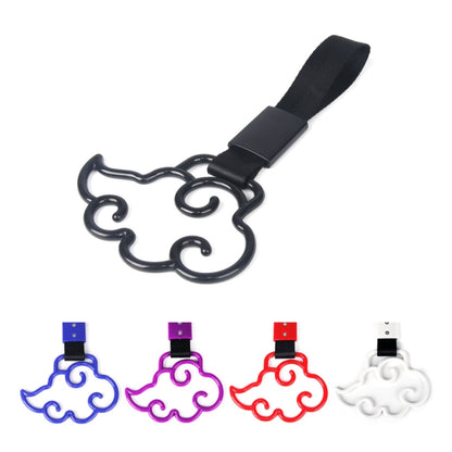 Car Rear Bumper Warning Hanging Ring Car Hand Pull Ring(Purple) by buy2fix