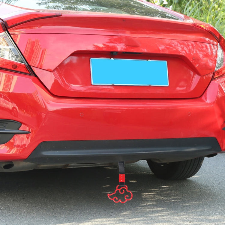 Car Rear Bumper Warning Hanging Ring Car Hand Pull Ring(Red) by buy2fix