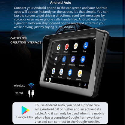 B5300A 7 inch Wireless CarPlay Car Bluetooth MP5 Player, Support Mobile Phone Interconnection - Car MP3 & MP4 & MP5 by buy2fix | Online Shopping UK | buy2fix