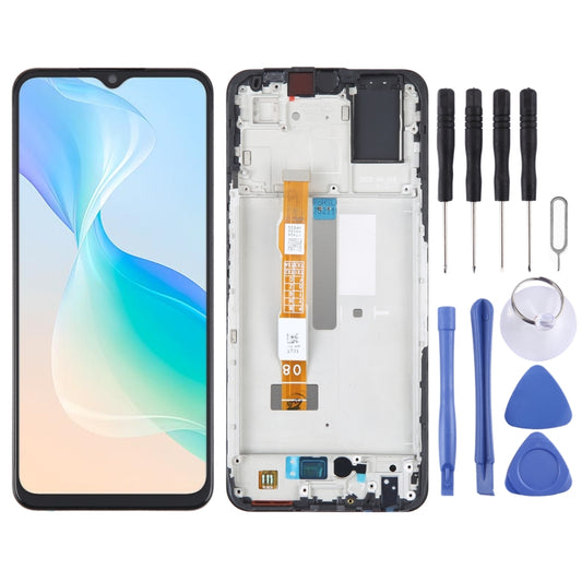 OEM LCD Screen For vivo Y33S Digitizer Full Assembly With Frame - LCD Screen by buy2fix | Online Shopping UK | buy2fix