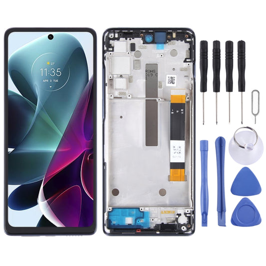 OEM LCD Screen For Motorola Moto G200 / Edge S30 Digitizer Full Assembly With Frame - LCD Screen by buy2fix | Online Shopping UK | buy2fix