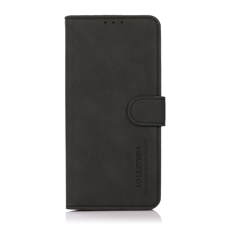 For Google Pixel 7a KHAZNEH Matte Texture Leather Phone Case(Black) - Google Cases by buy2fix | Online Shopping UK | buy2fix