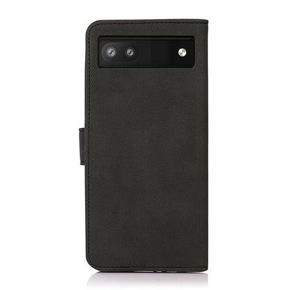 For Google Pixel 7a KHAZNEH Matte Texture Leather Phone Case(Black) - Google Cases by buy2fix | Online Shopping UK | buy2fix
