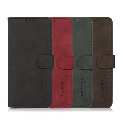 For Google Pixel 7a KHAZNEH Matte Texture Leather Phone Case(Black) - Google Cases by buy2fix | Online Shopping UK | buy2fix