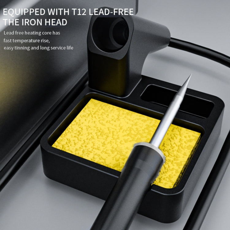 D301 Multifunctional Intelligent Smoking Constant Temperature Soldering Disassembly Rework Station(EU Plug) by buy2fix