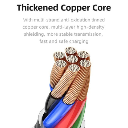 USAMS US-SJ602 U84 USB to USB-C / Type-C 3A Charging Data Cable, Length:2m - USB-C & Type-C Cable by USAMS | Online Shopping UK | buy2fix