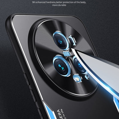 For Honor Magic5 Pro Blade Series TPU + Titanium Alloy Phone Case(Black Red) by buy2fix