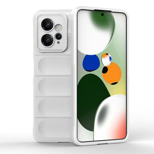 For Xiaomi Redmi Note 12 4G Global Magic Shield TPU + Flannel Phone Case(White)