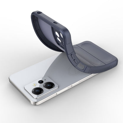 For Xiaomi Redmi Note 12 4G Global Magic Shield TPU + Flannel Phone Case(Grey) by buy2fix