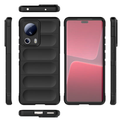 For Xiaomi 13 Lite Magic Shield TPU + Flannel Phone Case(Light Blue) - Xiaomi Cases by buy2fix | Online Shopping UK | buy2fix