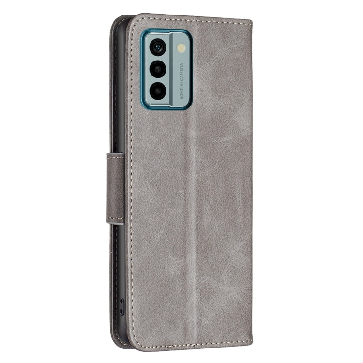 For Nokia G22 Lambskin Texture Leather Phone Case(Grey) by buy2fix