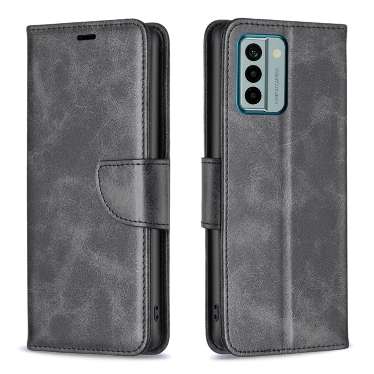 For Nokia G22 Lambskin Texture Leather Phone Case(Black) by buy2fix