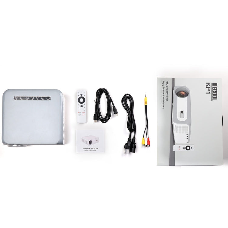 MECOOL KP1 1920x1080P 700ANSI Lumens Portable Mini LCD Smart Projector(EU Plug) - Mini Projector by MECOOL | Online Shopping UK | buy2fix