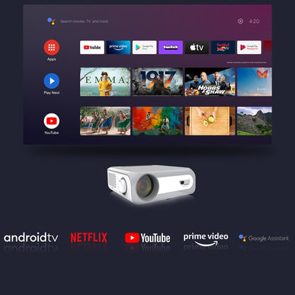 MECOOL KP1 1920x1080P 700ANSI Lumens Portable Mini LCD Smart Projector(EU Plug) - Mini Projector by MECOOL | Online Shopping UK | buy2fix