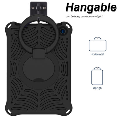 For Amazon Kindle Fire HD 8 2022 / 2020 Spider King Silicone Protective Tablet Case(Black) - Amazon by buy2fix | Online Shopping UK | buy2fix