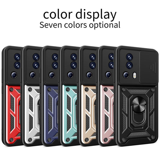 For Xiaomi Civi 2 5G / 13 Lite Sliding Camera Cover Design TPU+PC Phone Case(Silver) - Xiaomi Cases by buy2fix | Online Shopping UK | buy2fix