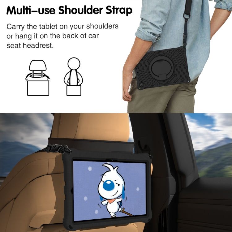 For Samsung Galaxy Tab A7 10.4 2020 T500 Spider King Silicone Protective Tablet Case(Black) by buy2fix