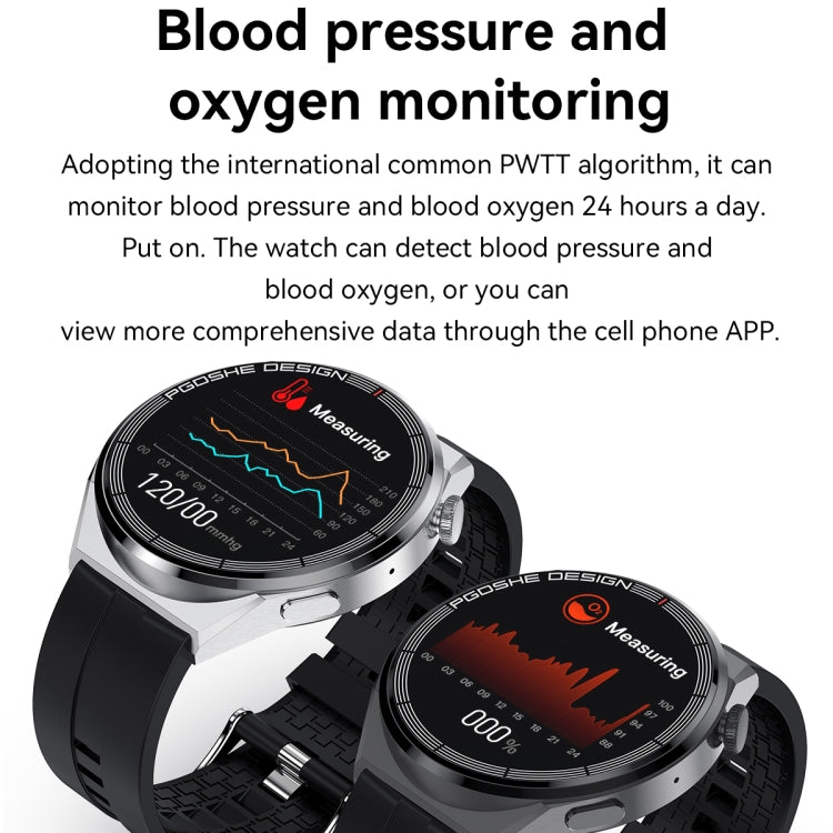 PG3 Pro 1.41 inch TFT Screen Smart Watch, Support Heart Rate / Blood Pressure Monitoring(Black) by buy2fix