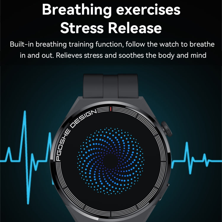 PG3 Pro 1.41 inch TFT Screen Smart Watch, Support Heart Rate / Blood Pressure Monitoring(Black) by buy2fix