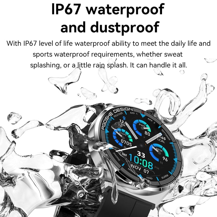 PG3 Pro 1.41 inch TFT Screen Smart Watch, Support Heart Rate / Blood Pressure Monitoring(Black) by buy2fix