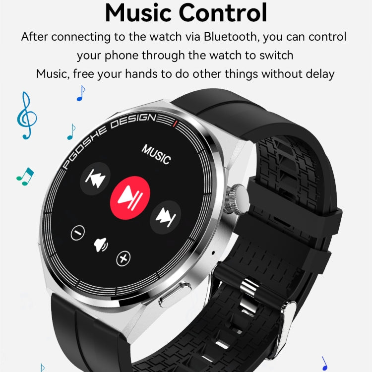 PG3 Pro 1.41 inch TFT Screen Smart Watch, Support Heart Rate / Blood Pressure Monitoring(Black) by buy2fix