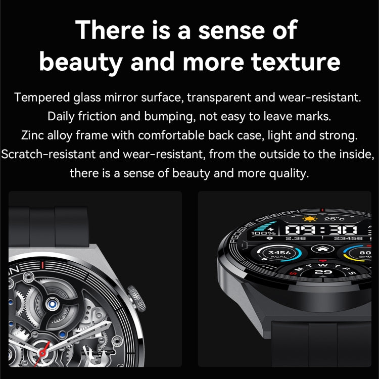 PG3 Pro 1.41 inch TFT Screen Smart Watch, Support Heart Rate / Blood Pressure Monitoring(Black) by buy2fix